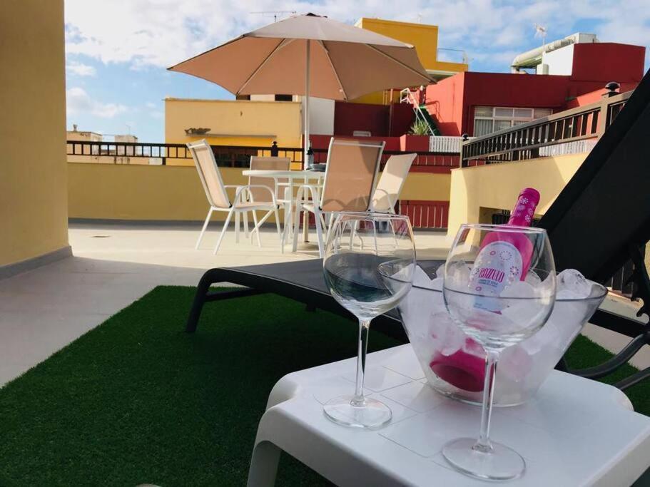 Estudio Con Amplia Terraza En Puerto De La Cruz Buitenkant foto