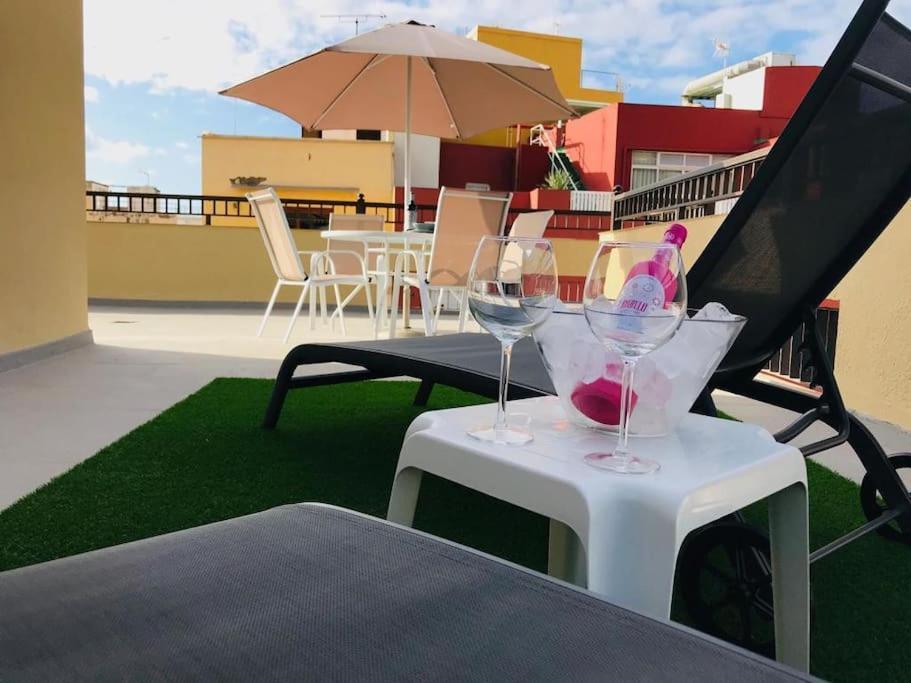 Estudio Con Amplia Terraza En Puerto De La Cruz Buitenkant foto